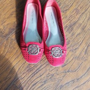 Christian siriano red shoes